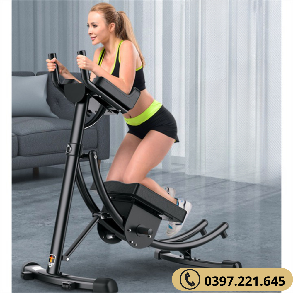 Máy tập cơ bụ̣ng tại nhà cao cấp giúp tăng cơ giảm mỡ, Máy tập cơ bụng tại nhà tập gym đa năng đốt cháy calo giảm cân