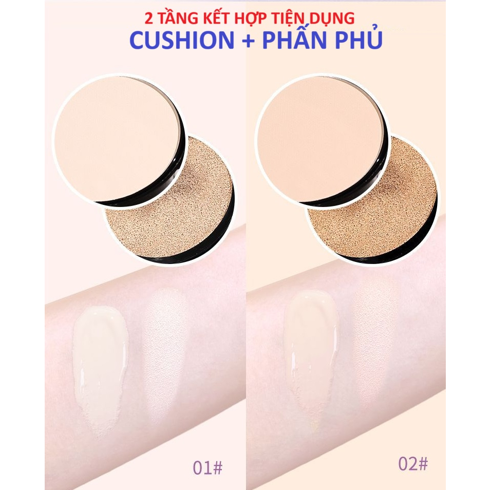 Cushion Phấn Nước Phấn Phủ 2 in 1 NOVO Bright And Light Layer 5861