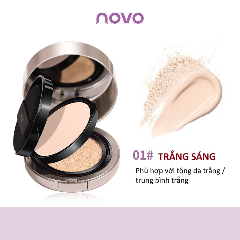 Cushion Phấn Nước Phấn Phủ 2 in 1 NOVO Bright And Light Layer 5861