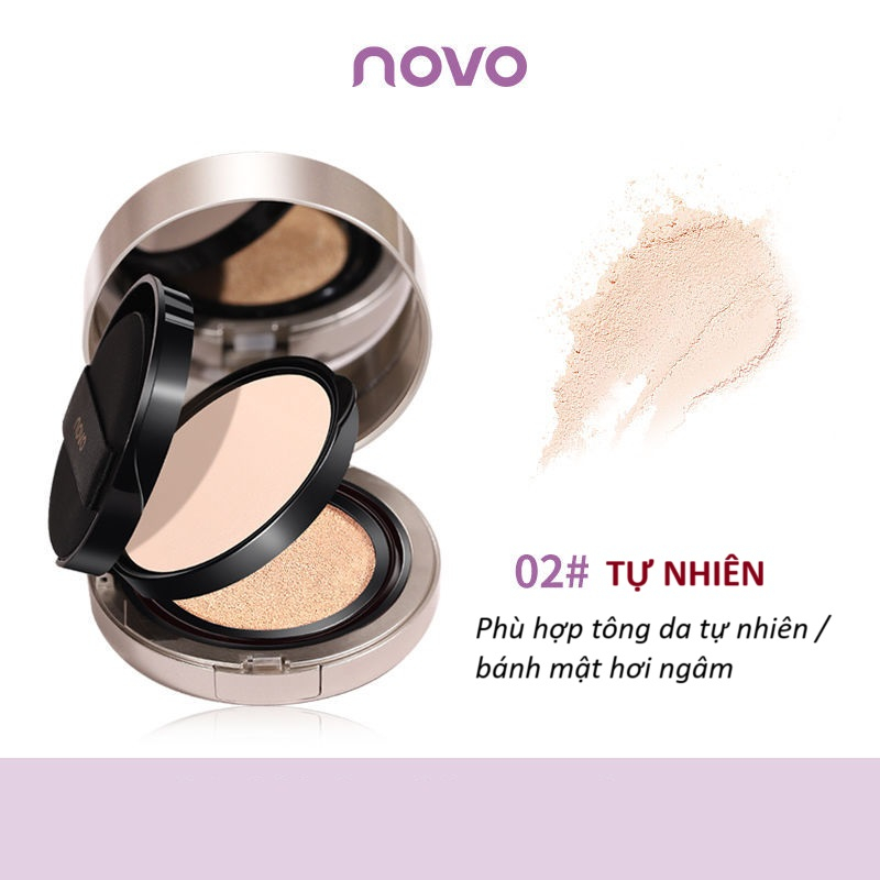Cushion Phấn Nước Phấn Phủ 2 in 1 NOVO Bright And Light Layer 5861