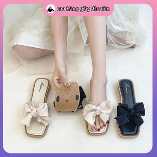 Dép Bít Mũi Chất Liệu Da Mềm Thanh Lịch Thời Trang Cho Nữ