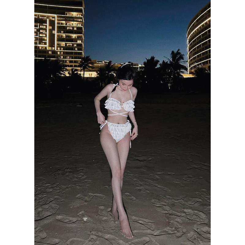 Set bikini 2 mảnh cột dây