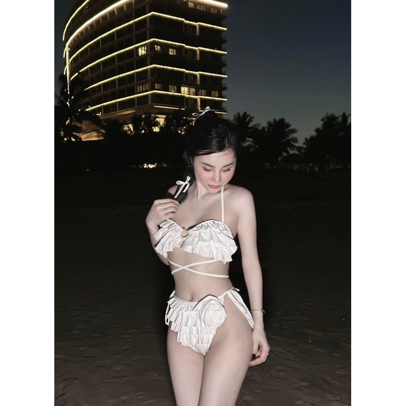 Set bikini 2 mảnh cột dây