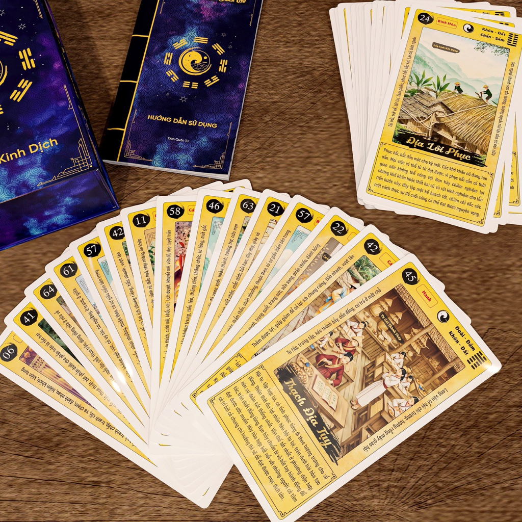 Bộ bài tarot kinh dịch 64 quẻ- chiêm nghiệm thiên cơ