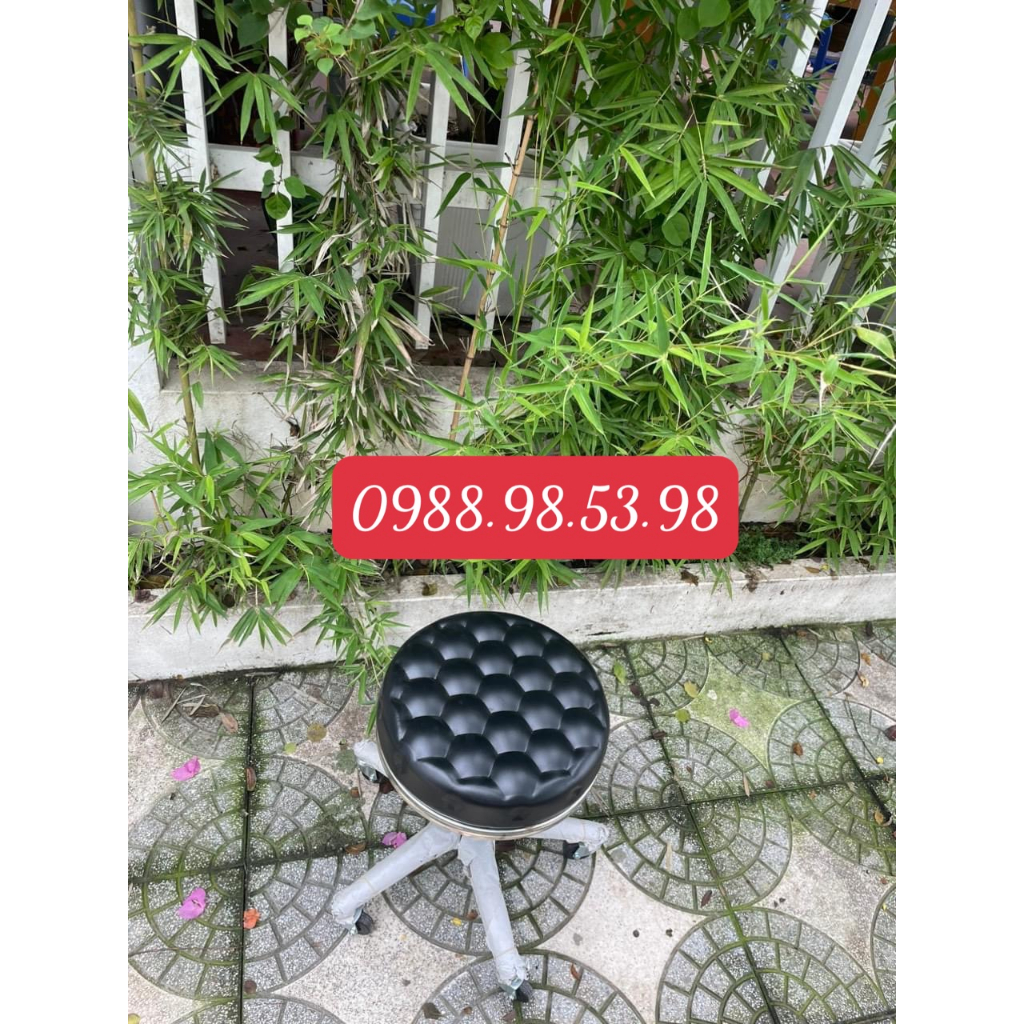 Ghế xoay múi spa chân đúc,chân khế,chân inox siêu bền,siêu chắc đẹp,có nâng hạ