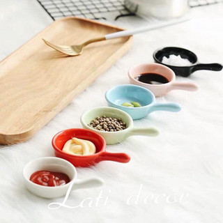 Chén chấm sứ, Bát đựng nước chấm, gia vị 6cm