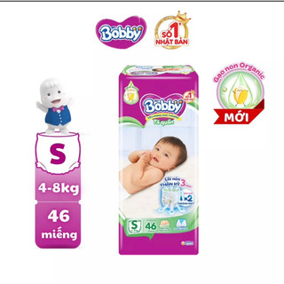 Tã dán/quần bobby lõi nén thần kỳ 3mm gạo non xs70/s80/m76/l68/xl62/xxl56