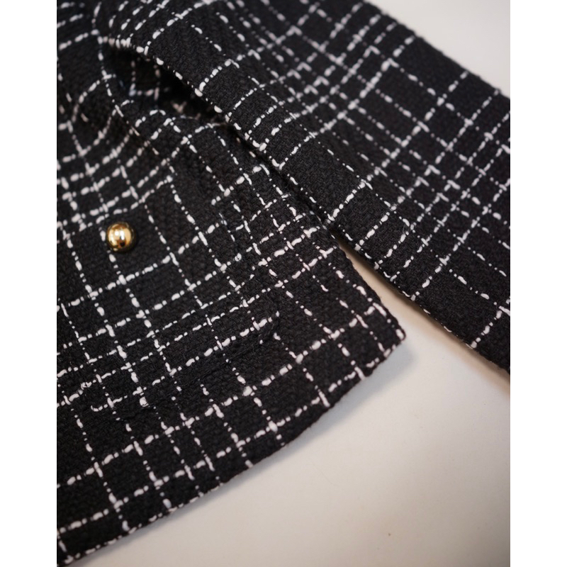 Áo dạ tweed bé gái - Janie and Jack