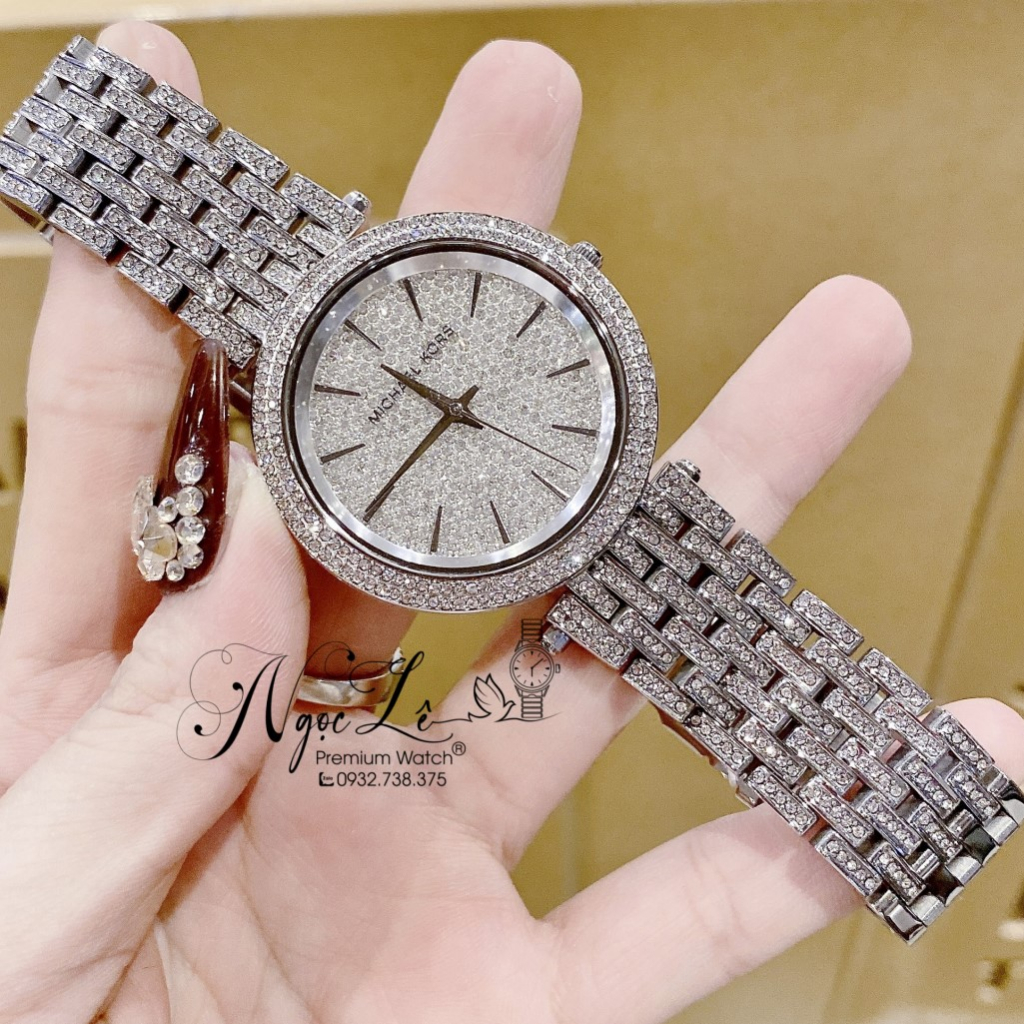 Đồng Hồ Nữ Michael Kors MK3779 Dây Kim Loại Màu Bạc 39mm