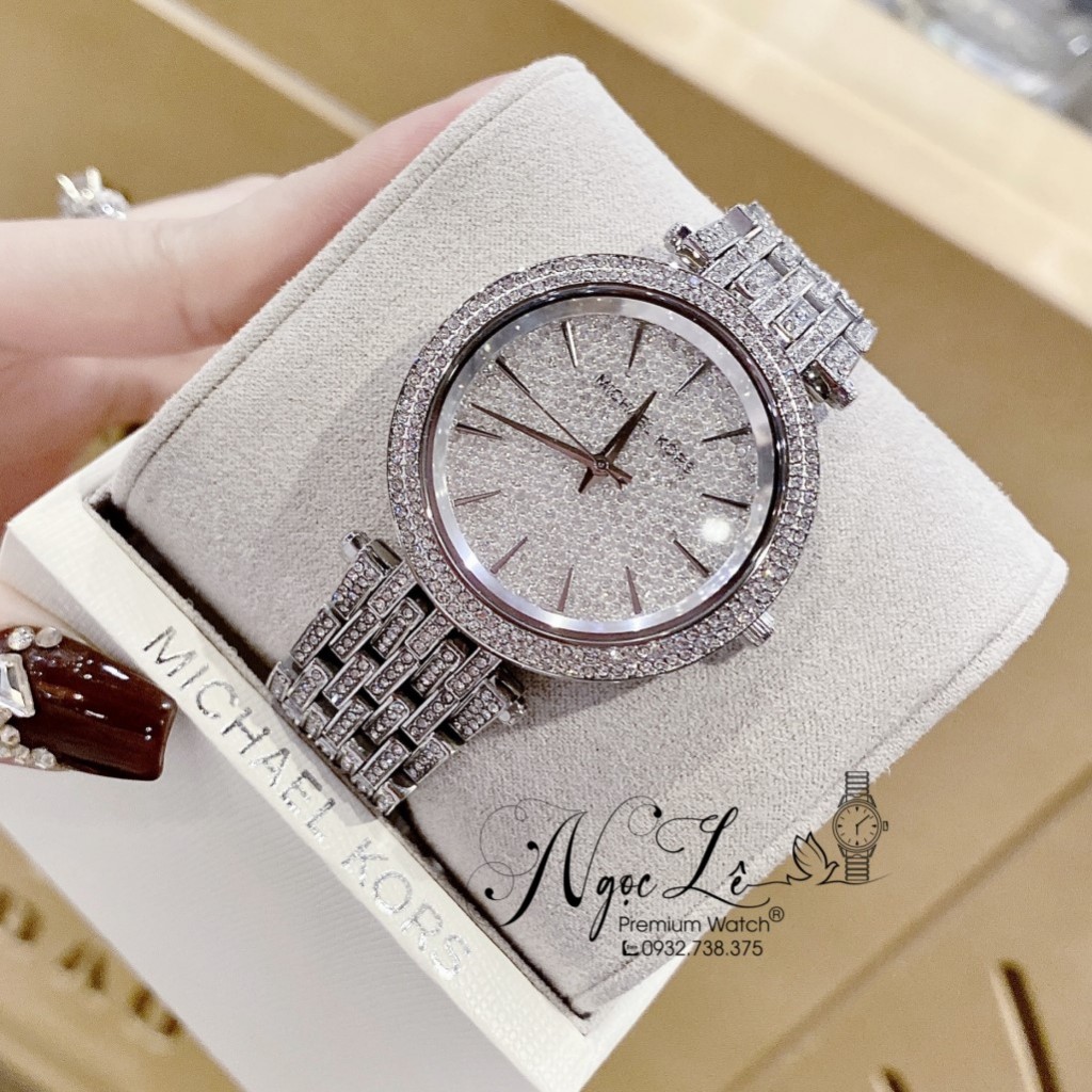 Đồng Hồ Nữ Michael Kors MK3779 Dây Kim Loại Màu Bạc 39mm