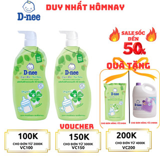ComBo 2 Chai Nước rửa bình/ xúc bình sữa Dnee Thái Lan 600ml