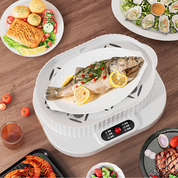 Nồi hấp điện 3 tầng SANDE 10L hâm nóng đồ ăn - Nồi hấp xôi, hấp bánh bao, hấp đồ ăn dặm cho bé - BH 12 Tháng