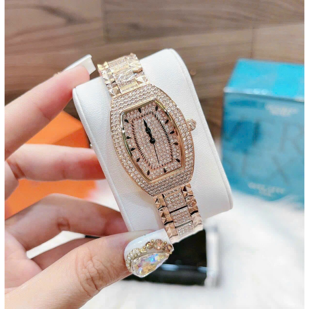 Đồng hồ NỮ Davena cao cấp - dây thép đặc