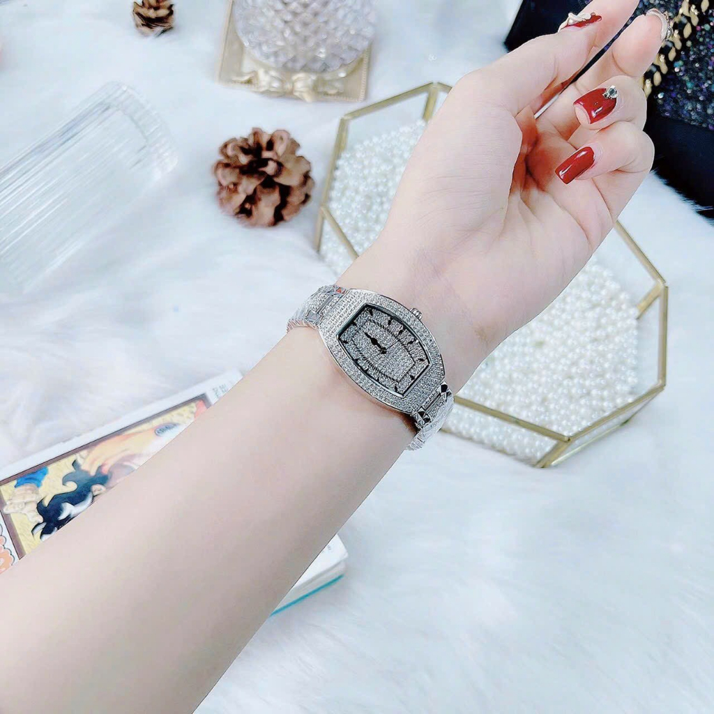 Đồng hồ NỮ Davena cao cấp - dây thép đặc