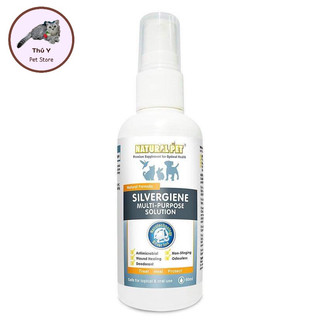 Xịt mau liền vết thương Silvergiene 60ml - Chai xịt nano bạc đa năng cho chó mèo