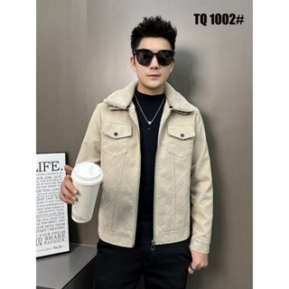 Áo khoác da nam cổ lông cao cấp nhất năm nay