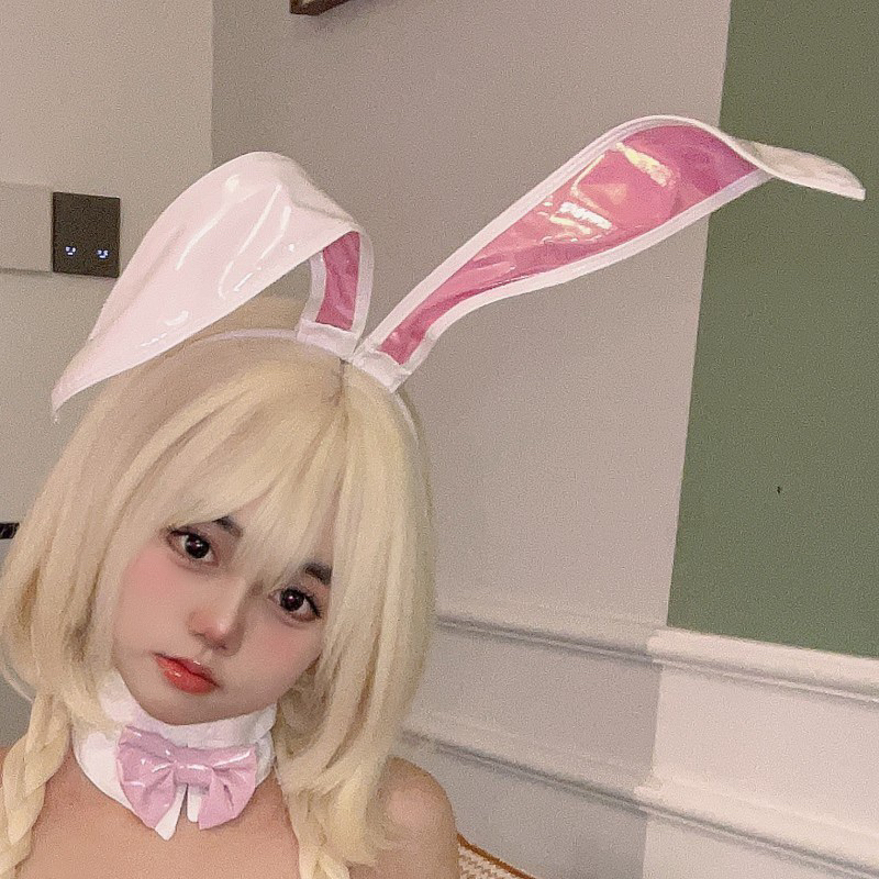 Băng đô / cài tóc tai thỏ dễ thương bằng da phụ kiện cosplay Yes daddy PK004 | BigBuy360 - bigbuy360.vn