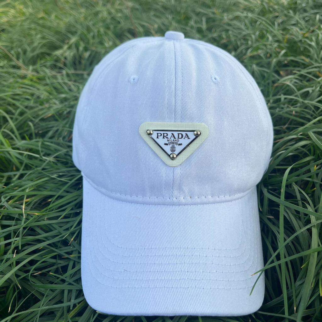 Mũ Nón lưỡi trai Logo PRADA dây khoá tuỳ chỉnh cao cấp