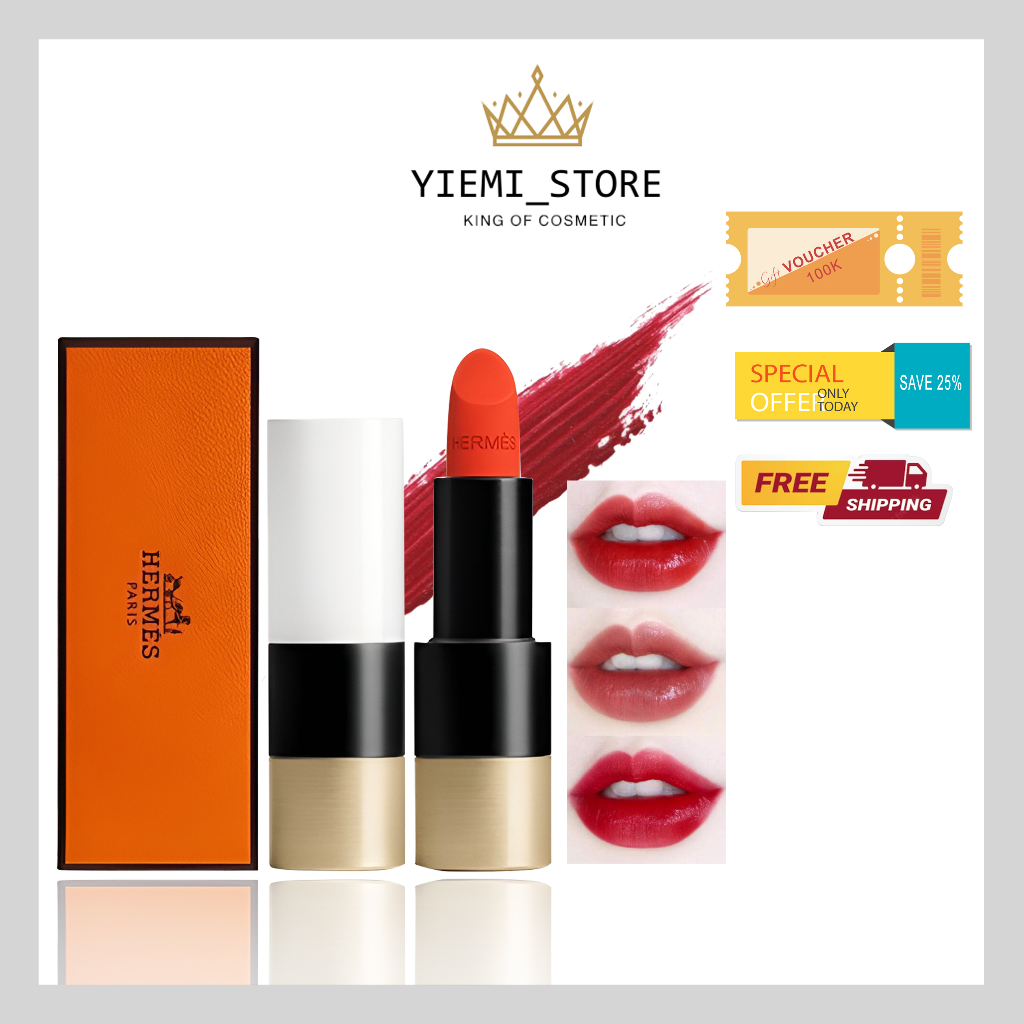 Son hermes Rouge Casaque siêu xinh. Biểu tượng của sự xa xỉ, đẳng cấp thời thượng, cơn sốt làm đẹp mới 2021