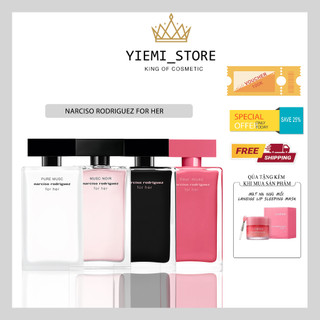 Nước hoa nữ Narciso Rodriguez For Her 4 mùi, Nar Hồng, Trắng, Cam gợi cảm tinh tế