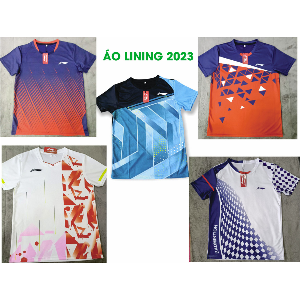 Áo thể thao LINING các mẫu 2023 sử dụng cho cả tập luyện và thi đấu thể thao