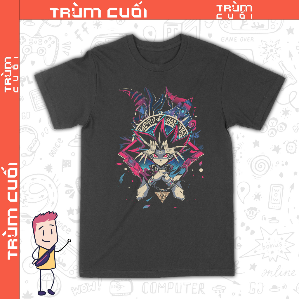 Áo thun Vua Trò Chơi Yugioh!, Trùm Cuối Anime, Cotton 100% 2 màu nam nữ 0326