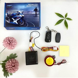 Khóa chống trộm xe máy 1 remote viền thép 1 remote liền chìa khoá bật TA-14