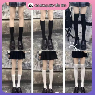 【Giao hàng trong ngày】Tất nữ màu trơn cosplay phong cách học sinh Nhật Bản，JK