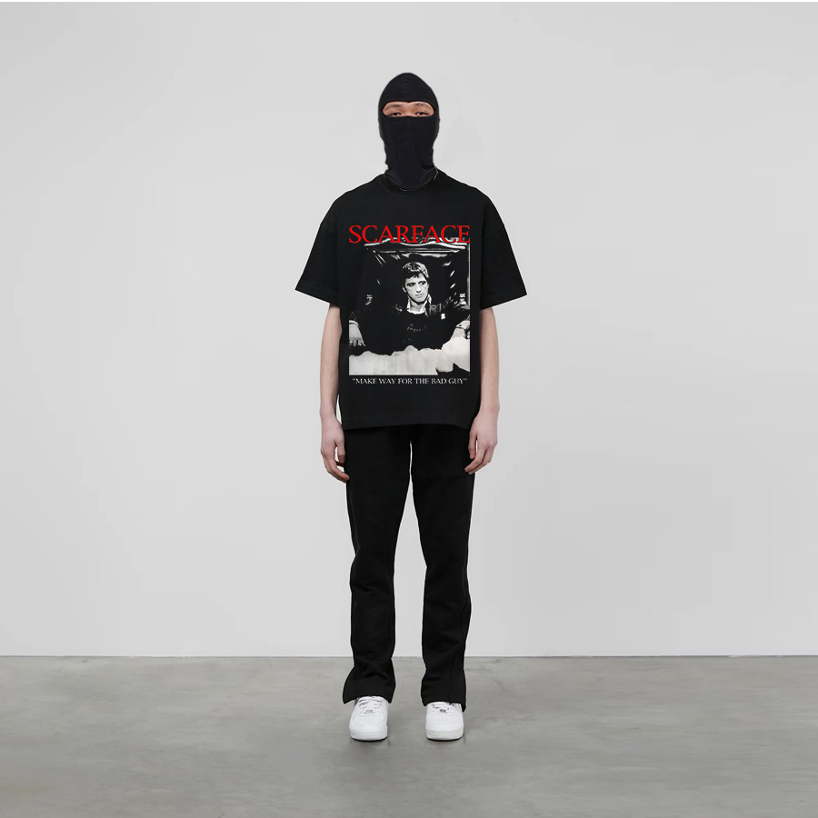 Áo Thun SCARFACE basic ĐEN