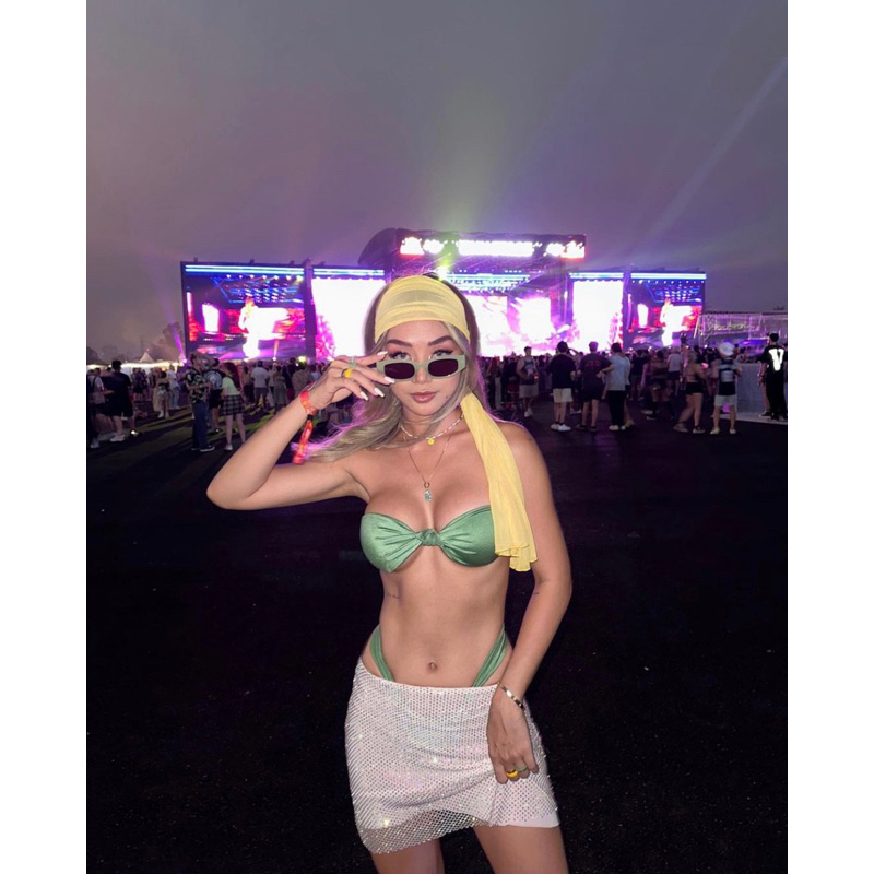 Lillikini Swim đồ bơi hai mảnh thiết kế, bikini hai mảnh gợi cảm, bikini màu nhiệt đới