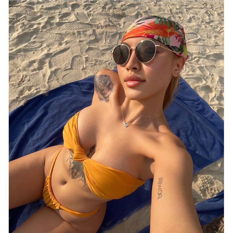 Lillikini Swim đồ bơi hai mảnh thiết kế, bikini hai mảnh gợi cảm, bikini màu nhiệt đới