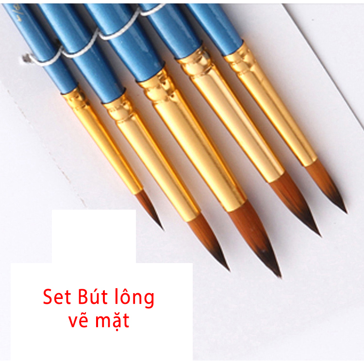 Bộ bảng màu vẽ mặt hóa trang halloween, make up lễ hội party 12 màu