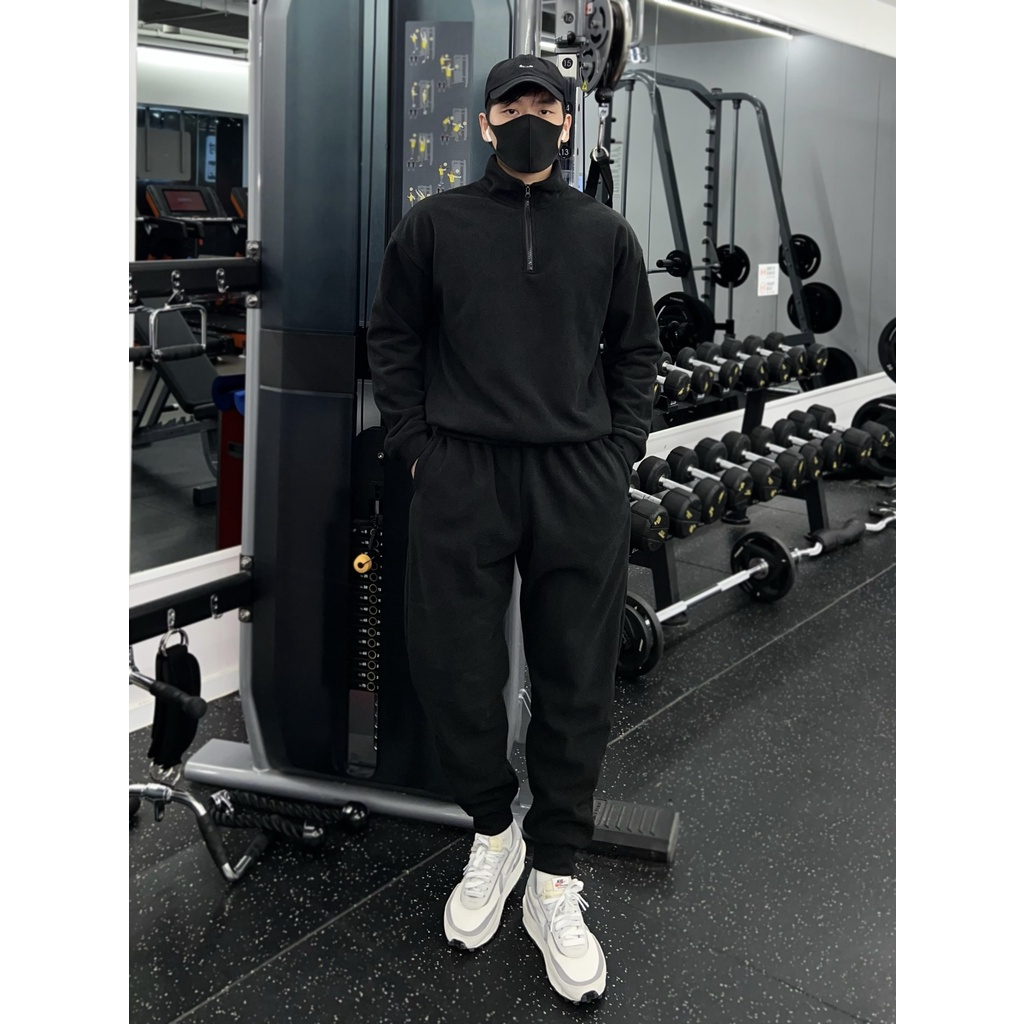 Bộ Quần Áo Nỉ Nam Dài Tay Cotton Cao Cấp Quần Dài Nỉ Nam Áo Nỉ Dài Tay Nam BE MINE MQD 007