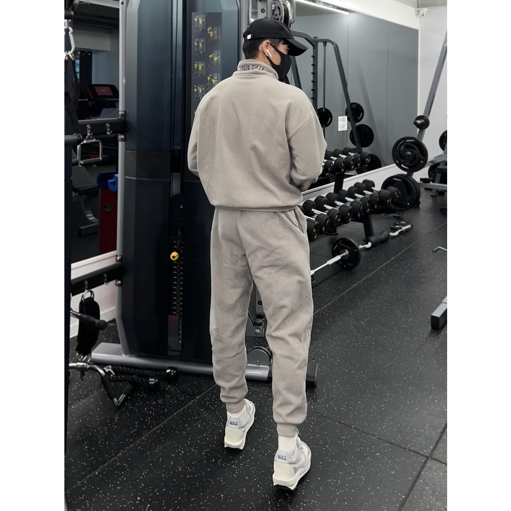 Bộ Quần Áo Nỉ Nam Dài Tay Cotton Cao Cấp Quần Dài Nỉ Nam Áo Nỉ Dài Tay Nam BE MINE MQD 007