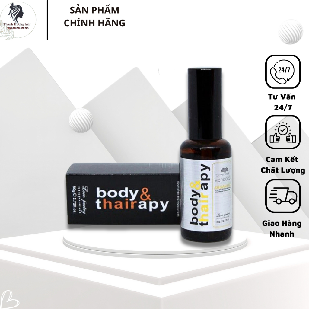 Tinh Dầu Dưỡng Tóc Morocco Argan Oil - BODY & THAIRAPY - [Thanh Hương Hair]
