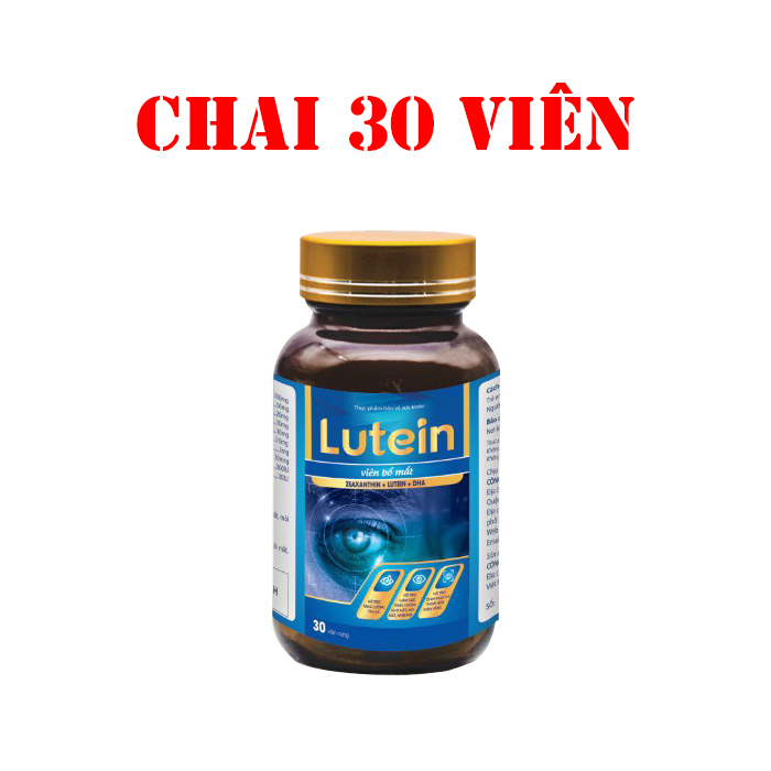 Viên bổ mắt Lutein, DHA, kẽm, ginkgo biloba giúp tăng cường thị lực