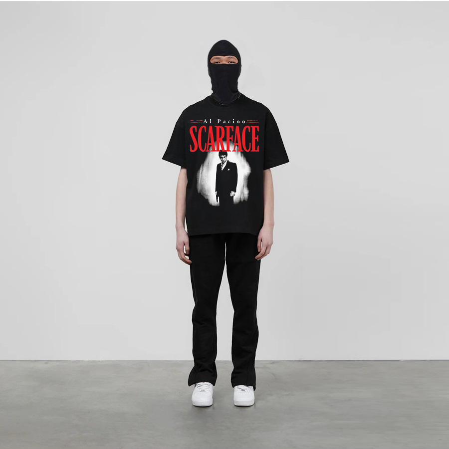 Áo Thun SCARFACE basic ĐEN