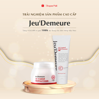 Combo kem dưỡng ẩm và sữa rửa mặt jeu'demeure ac control 50ml