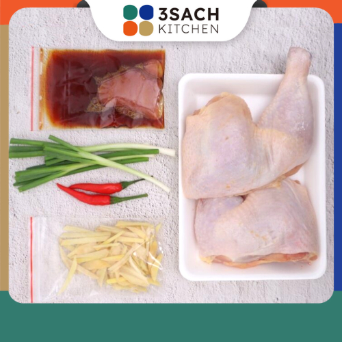 [RTC] Đùi Góc Tư Gà Kho Gừng (Khay 500g)