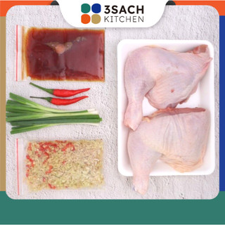 Đùi góc tư gà ướp sả ớt