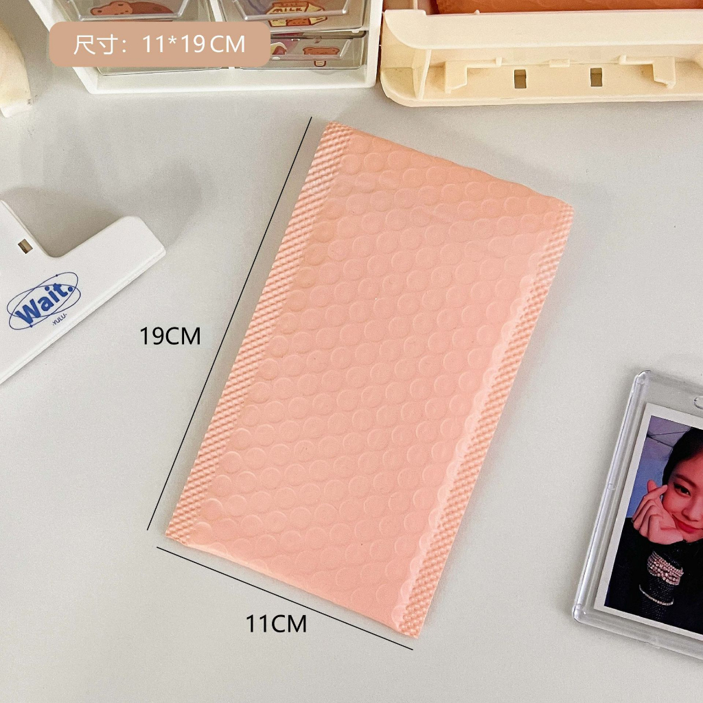 Túi Bong Bóng Niêm Phong Đệm Khí Chống Thấm Nước Gói Hàng/ Gói Card Tông Màu Pastel Xinh Xắn