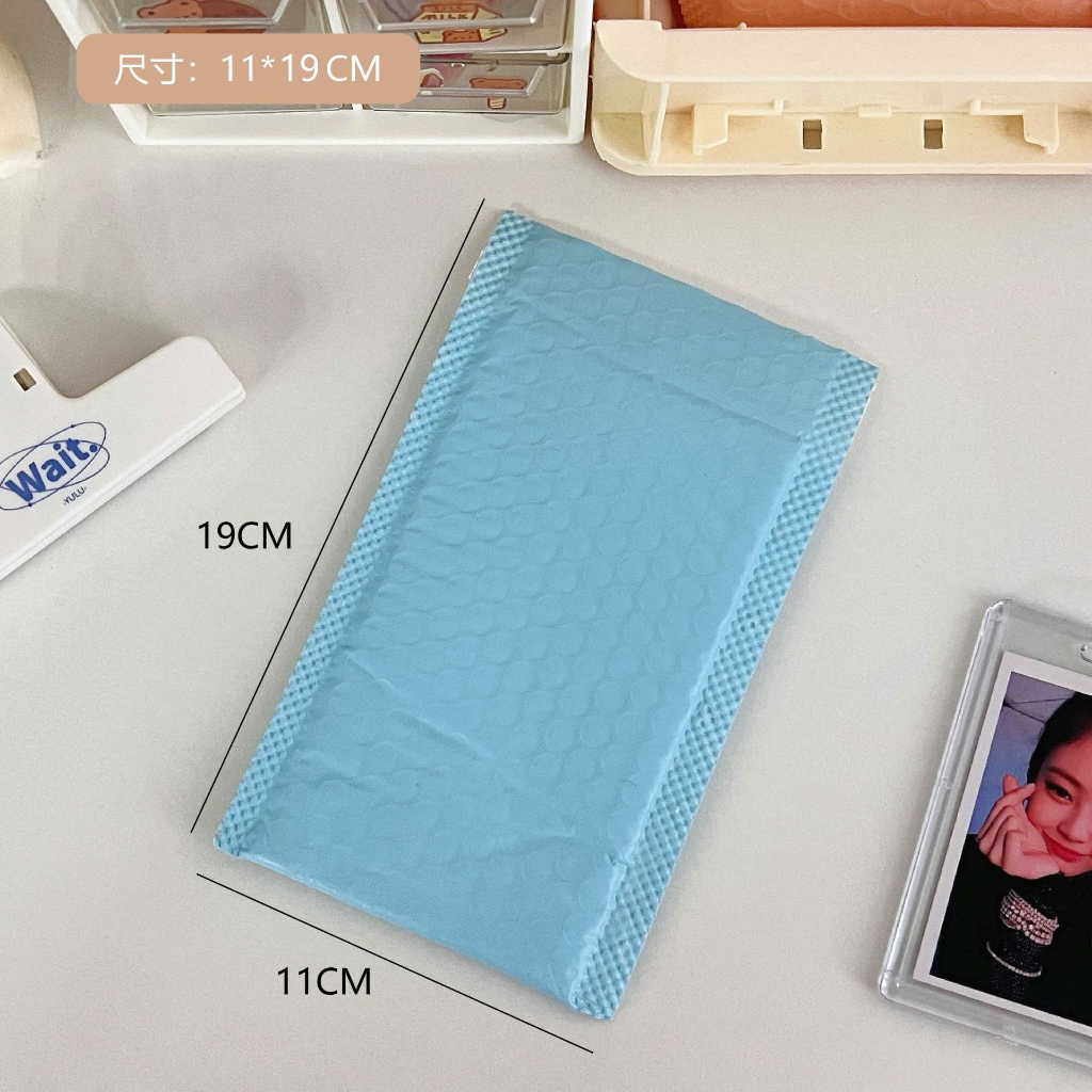 Túi Bong Bóng Niêm Phong Đệm Khí Chống Thấm Nước Gói Hàng/ Gói Card Tông Màu Pastel Xinh Xắn