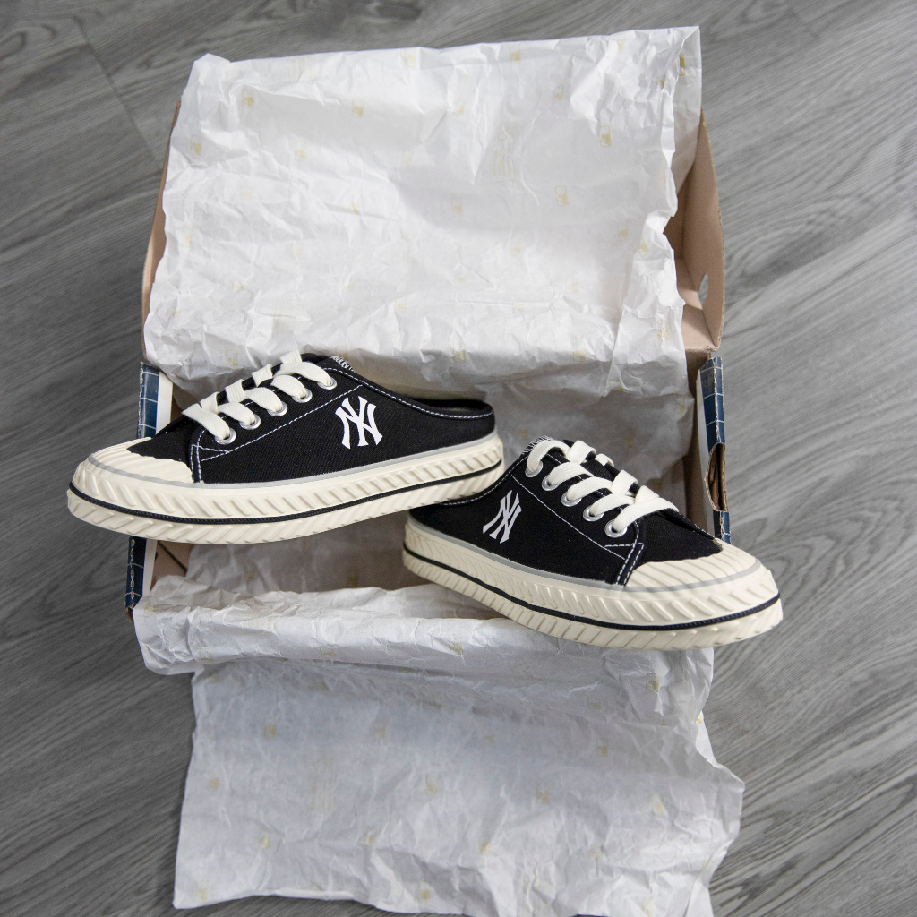 Giày MLB Playball Origin Mule màu Đen Chính Hãng