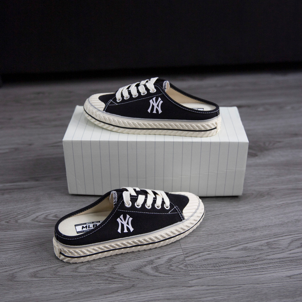 Giày MLB Playball Origin Mule màu Đen Chính Hãng