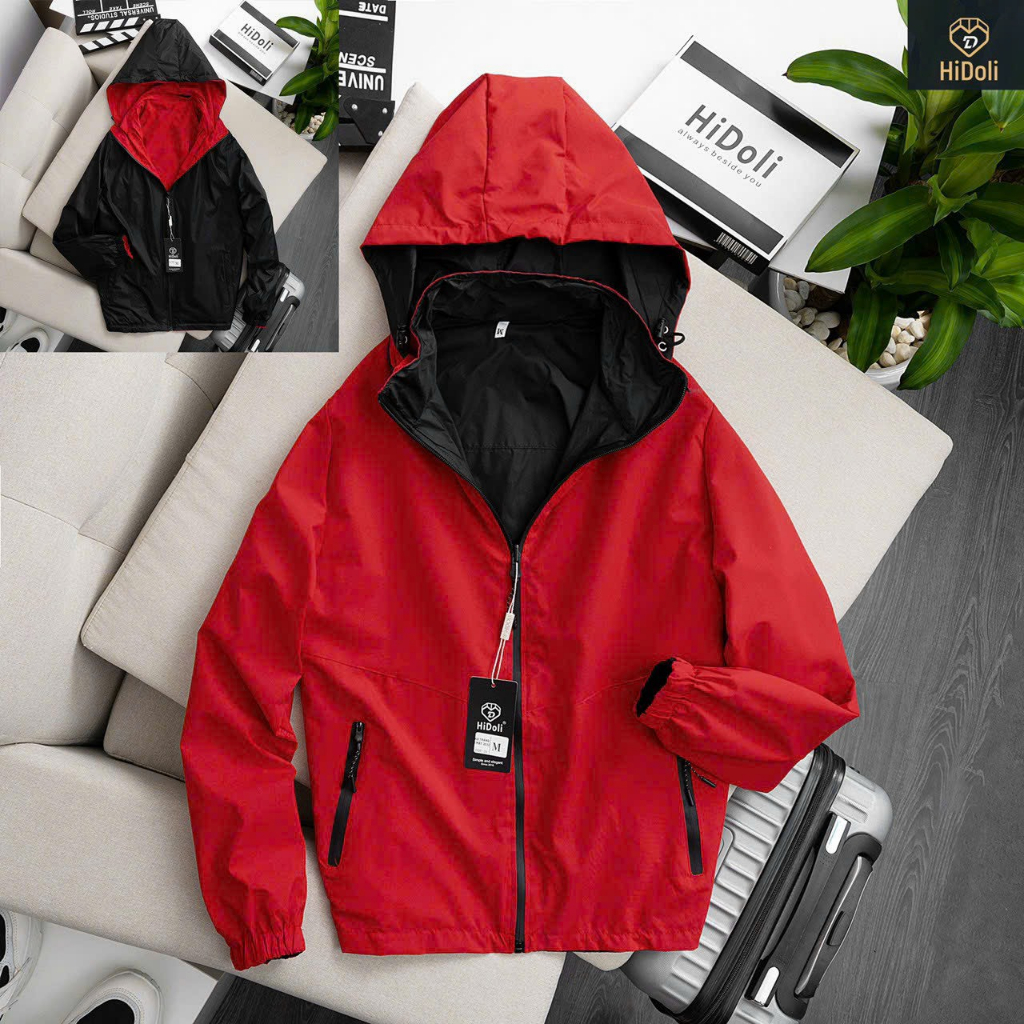 Áo khoác gió cao cấp 2 lớp, chống nước,chống gió, ngăn tia UV tuyệt đối thời trang nam MENSWEAR