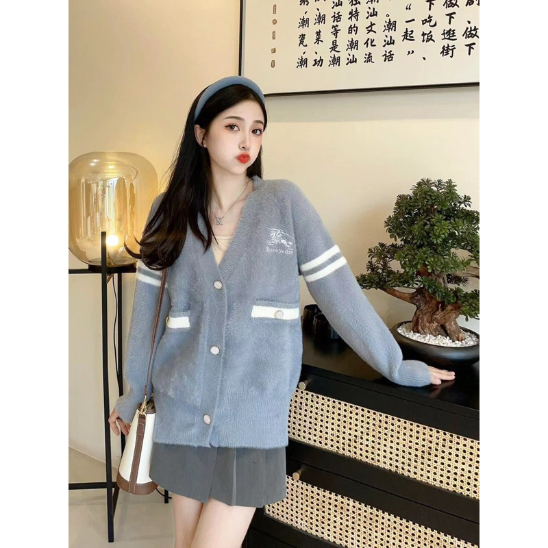 Áo khoác len, áo cardigan nữ hàng QC loại 1 dày dặn