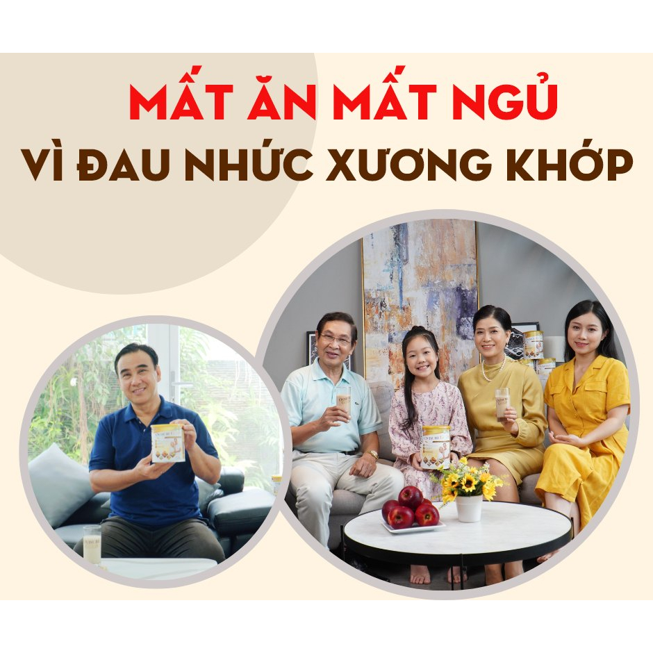 Combo 2 Lon Sữa Hạt Ovisure Gold Giúp Xương Chắc Khoẻ