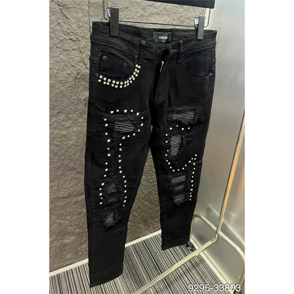 Quần Jean AMR Đính Đá - Quần Bò AMR Cao Cấp