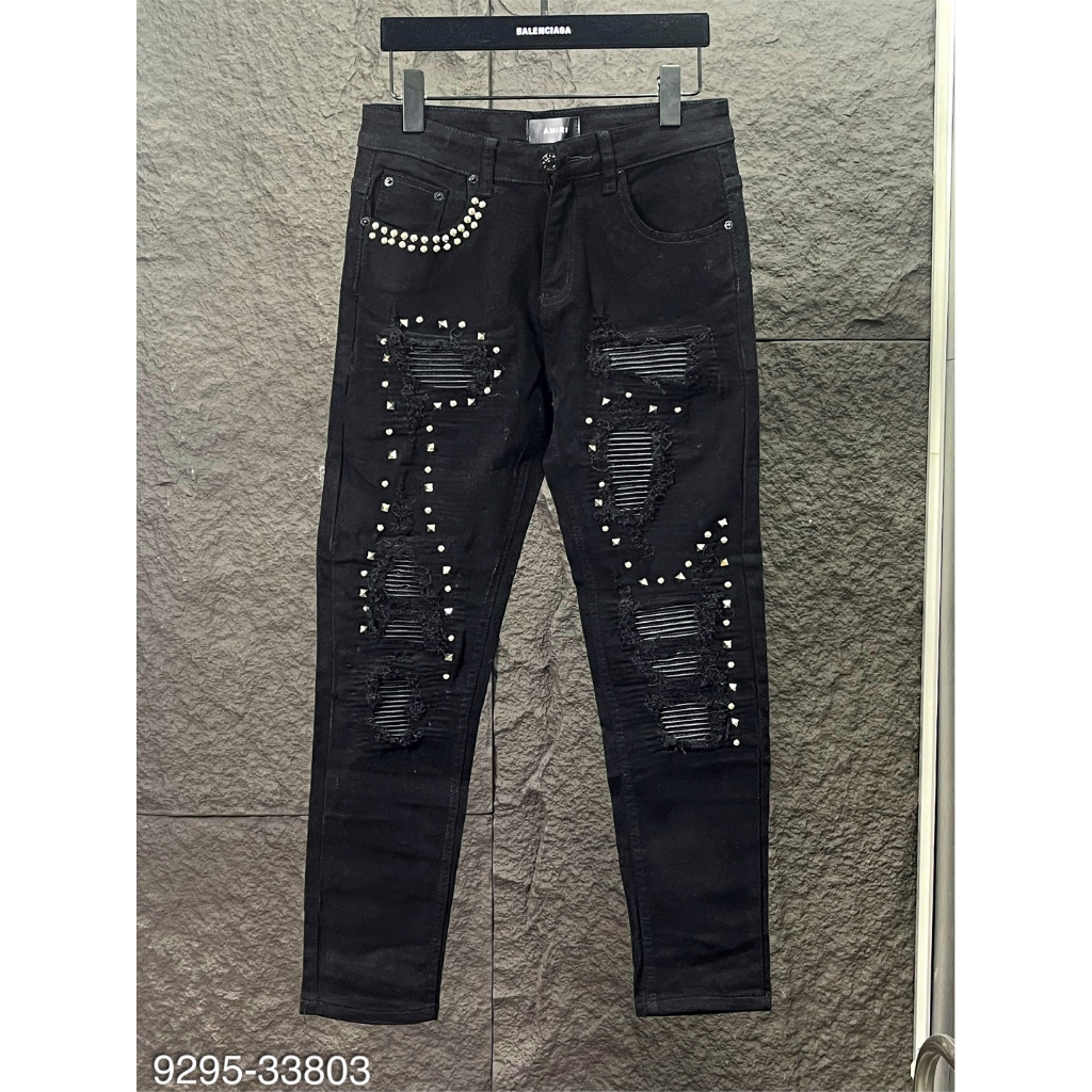 Quần Jean AMR Đính Đá - Quần Bò AMR Cao Cấp