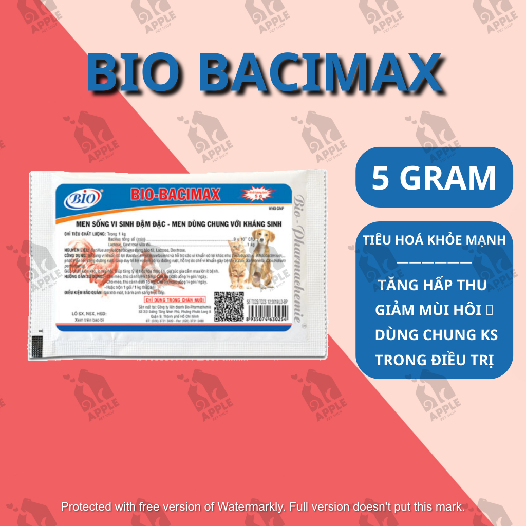 Men tiêu hóa cho chó mèo